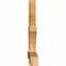 Ekena Millwork Davenport Rough Sawn Timber Gable Bracket, Western Red Cedar, 108"W x 54"H x 6"D x 6"F, 12/12 Pitch GBW108X54X0606DAV00RWR - alternate 3